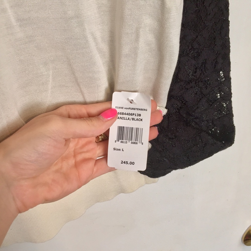 ✨Diane Von Furstenburg lace sweater✨ - Picture 8 of 8